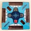 Tiles and Mat Includes Tile and Score Calculation Sheet (Mahjong Set) Strap, Compass,