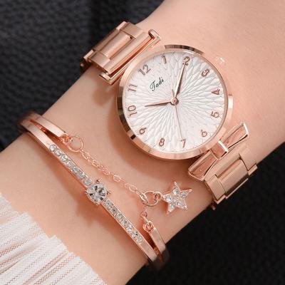 Damesmode Casual Stijl Legering Kwarts Horloge, Verjaardagscadeau voor Meisje