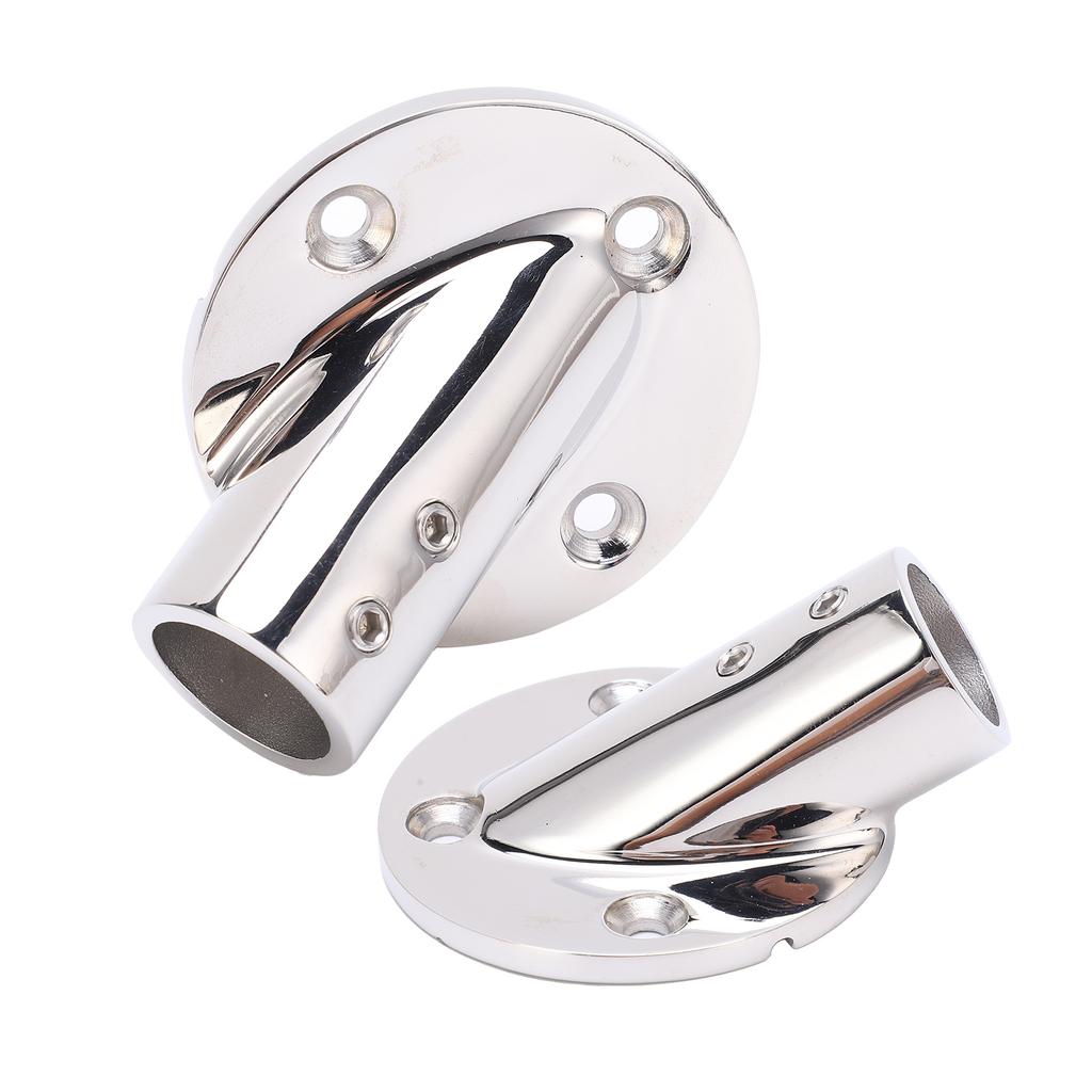 Marine Boat Hand Rail Fittings Stainless Steel 30 Degree Pipe Round Base Handrail Accesssory
