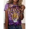 T-shirt da Donna,Stampa 3D,Scollo a O,Manica Corta,Casual,Top Leggero,fresco,Hip Hop,Taglia Grande,Moda