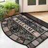 Luxury Retro Welcome Floor Mat - Durable And Slip-Resistant Outdoor Entrance Floor Mat For Home Decoration Carpet