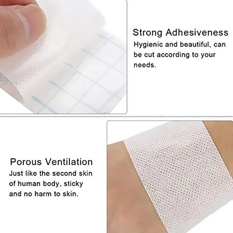 Non-Woven Breathable Tape Skin Healing Protective Fabric Cloth Fixation Bandage Waterproof Nonwoven Wound First Aid