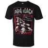 Papa Roach Invasion Art Pattern Nu Metal Band Tshirt Casual Trendy Style Cotton Tshirt For Unisex And Unisex