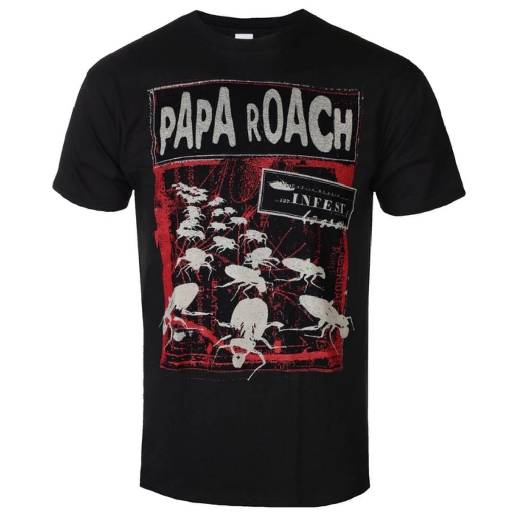 Papa Roach Lab Art Pattern Nu Metal Band Tshirt Casual Trendy Style Cotton Tshirt For Unisex And Unisex