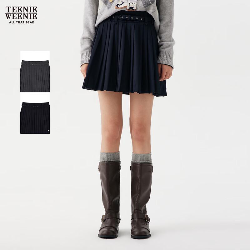 Teenie Weenie Asymmetrical A-Line Short Skirt L
