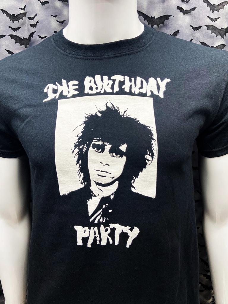 The Birthday Party Nick Cave Goth Post Punk Vintage Unisex T Shirt Tee