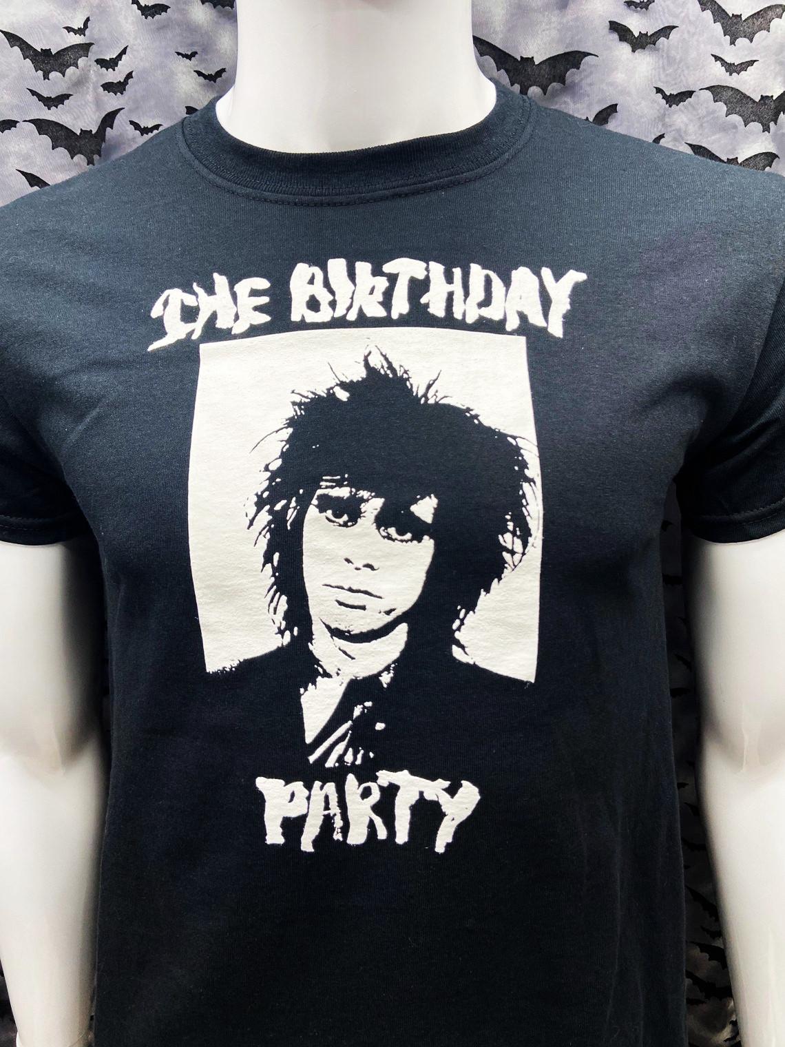 The Birthday Party Nick Cave Goth Post Punk Vintage Unisex T Shirt Tee M