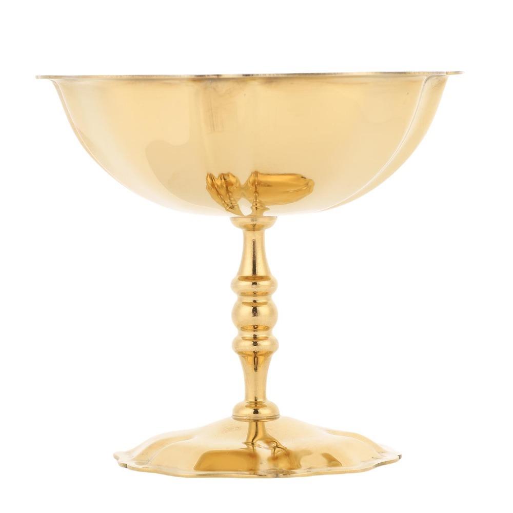 Polished Dessert Bowl Rustless Steel Ice Cream Goblet Sweet Treat Container  Ice Cream Serving