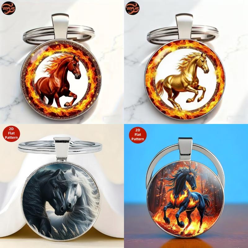 1 buc Ornament cu Clips Flăcări 2D Farmec Chei Cale pentru Rucsac Geantă de Mână Decor Petrecere de Crăciun Cadouri Anul Chinezesc