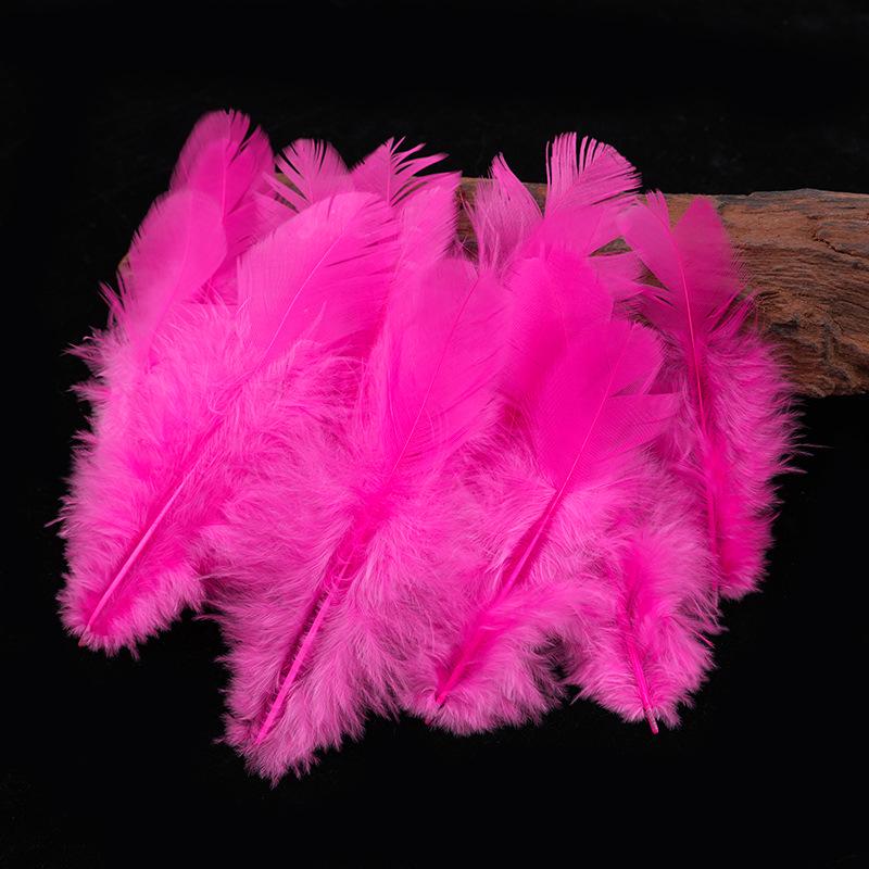 Mixed Color Chicken & Peacock Feathers for DIY Ornaments, Handicrafts, and Handmade Clothing Accessories.