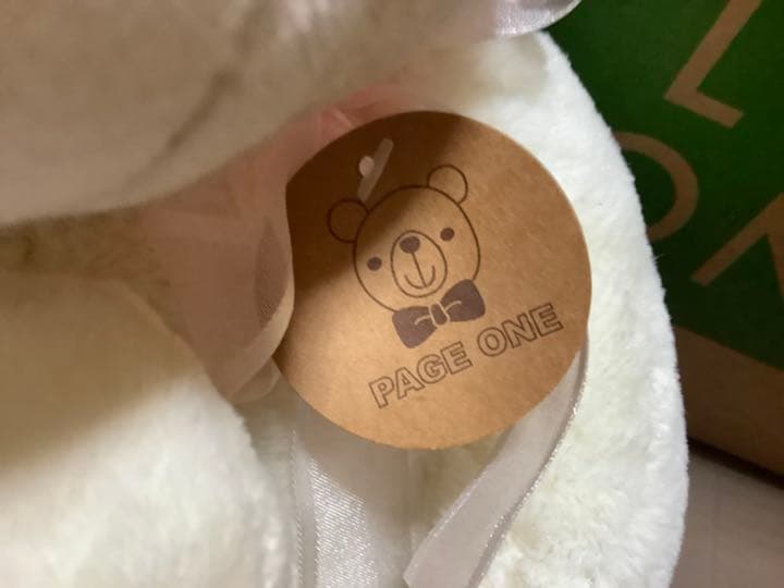 [USED] Page One Teddy Bear Plush Toy