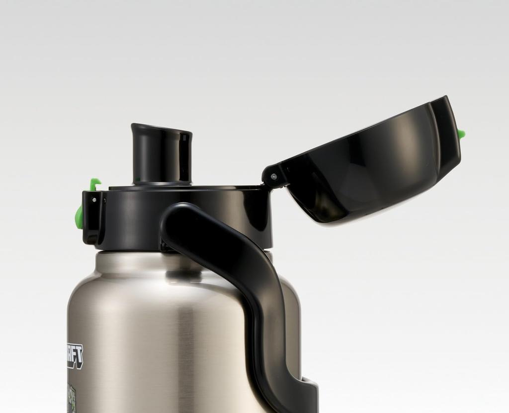 Skater Direct Mug Water Operation with for Bottle, 1000ml, One-Push Handle, Minecraft, Boys, STD10H-A