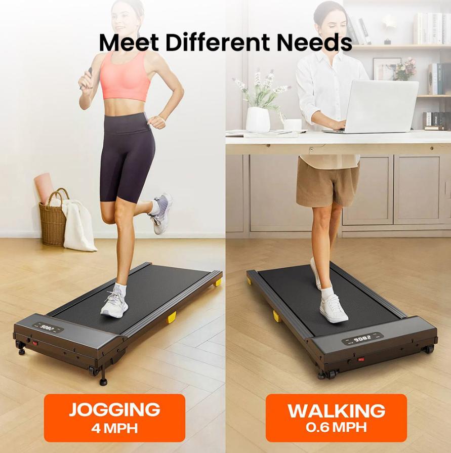 Refurbished SYSURO S1L Walking Pad Treadmill, 300lbs, 6km/h, 9% Incline, 5-Layer Belt, LED Display, Remote Control