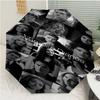 Parapluie Automatique Imprimé The Vampire Diaries, Structure en Fer à 8 Baleines, Poignée en Plastique, Convient pour les Voyages en Plein Air et le Quotidien, Cadeau Idéal