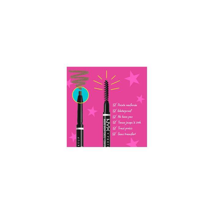 Crayon Sourcils - NYX - Micro - Auburn - Fini Naturel - Précision Extrême