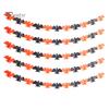 High-quality Halloween Banner 5 Pcs 10FT Banner, Spooky Spider Bat Skull Ghost Festive Celebration Pumpkin Hanging Bunting Garland for Party,