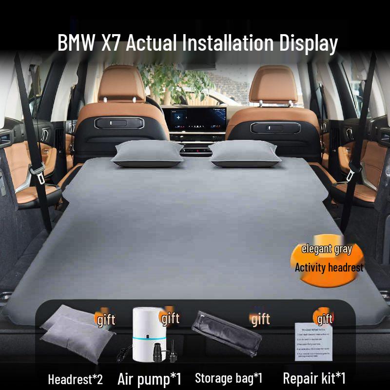 BMW X7 Foldable Trunk Mattress - Rear Seat Sleeping Pad, No Inflation Needed