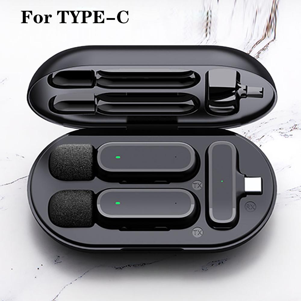 Drahtloses Ansteckmikrofon Mikrofon Tragbare Ladebox Mikrofon Drahtloses Mikrofon Für Iphone Handy Mobiltelefon Android