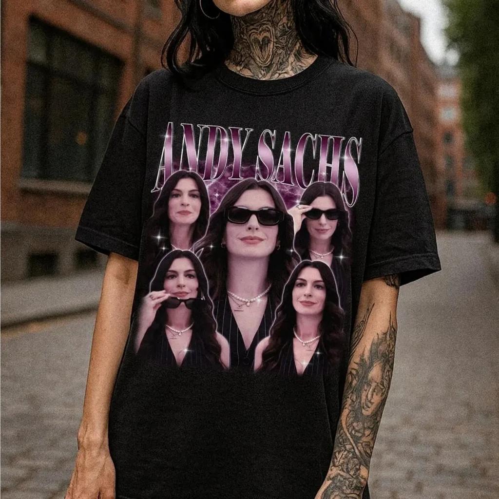The Devil Wears Prada 2 Andy Sachs T-shirts Men and Women Summer Cotton Clothing Fashion Breathable Short Sleeved Tee Streetwear