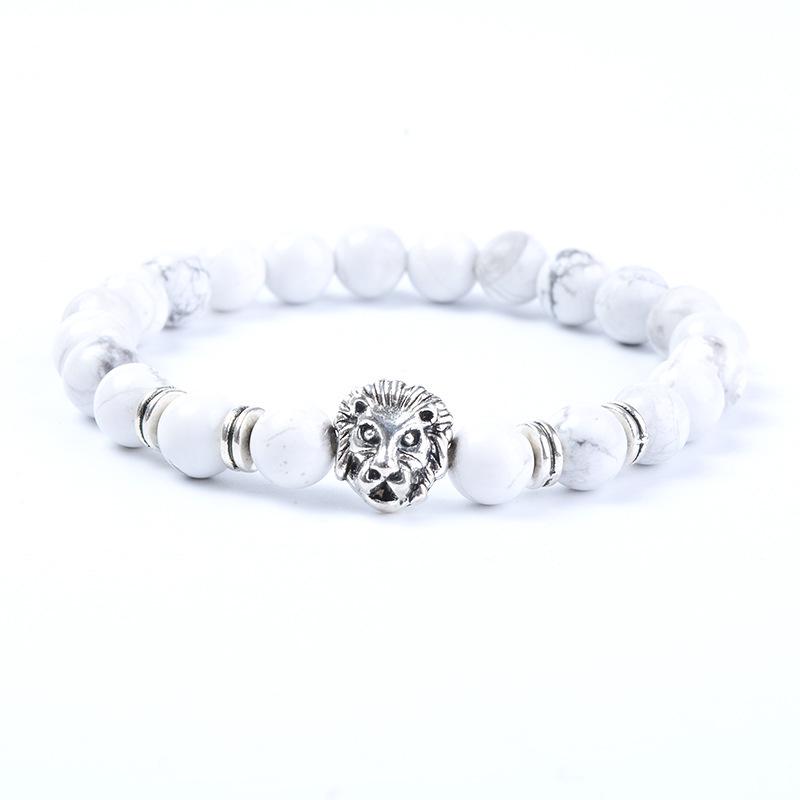 Viennimel White Pine Lion Head Bracelet