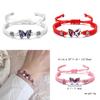 Handmade Butterfly Friendship Bracelet With Water Drones For Couples And Friends