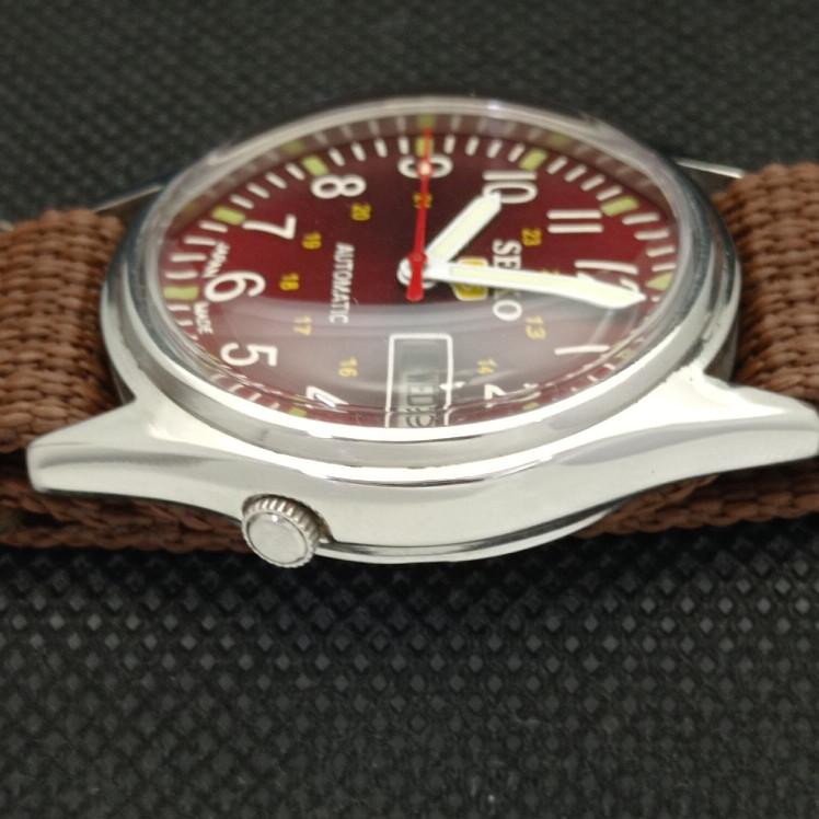 POUŽITÉ VINTAGE SEIKO 5 AUTOMATIC 7009A JAPONSKO PÁNSKÉ D/D HNĚDÉ HODINKY 621c-a415323-2 SKU621c-a415323