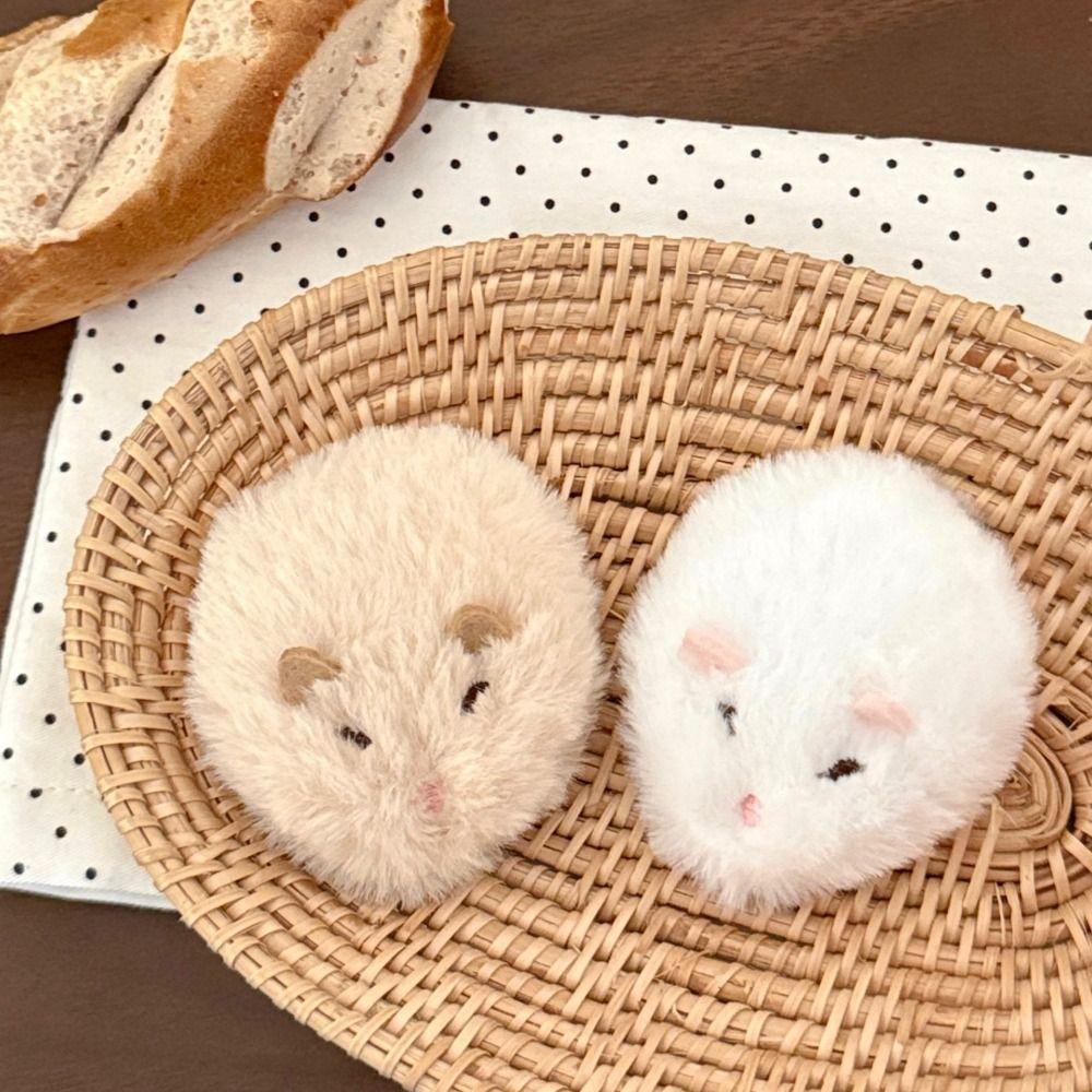 Plush Material Hamster Hair Clip Duckbill Clip Design Animal Hairpin Cute Hair Barrettes For Girls