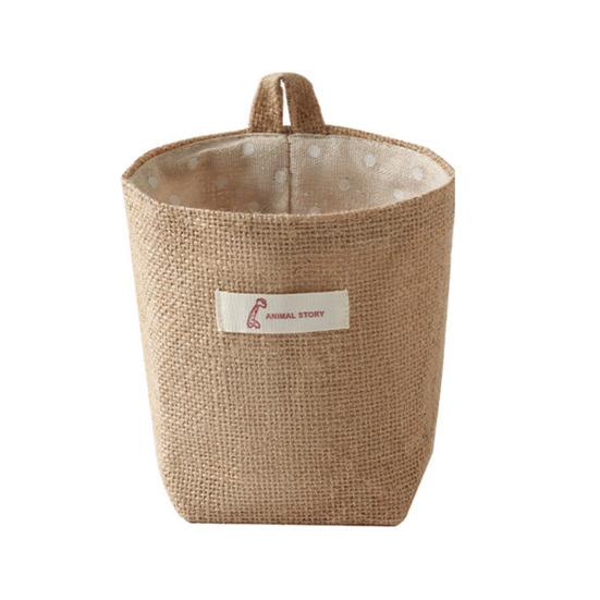 

Сумка для хранения Хлопок Лен Нетканый Материал Карман Легкая с Отверстием для Подвешивания Настенный Органайзер для Прикроватной Тумбочки Каркасов Кровати A