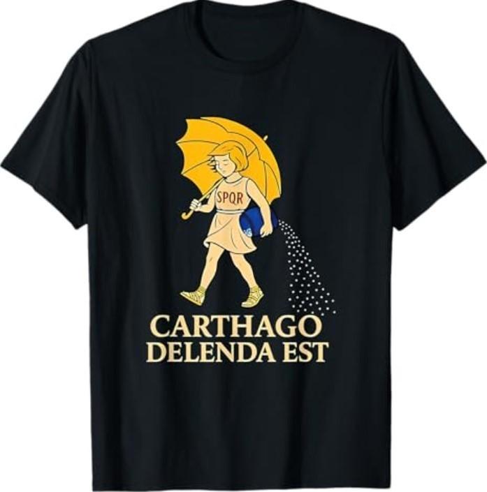 Carthago Delenda EST SPQR T-Shirt