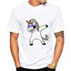 2019 Summer Fashion Dabbing Unicorn TShirt  Men Funny T Shirts Dabbing Hip Pop UnicornCatZebra Tops Tee  Gt184