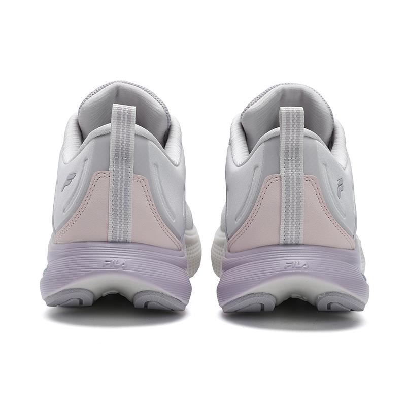 FILA Nuvole Jog Fashion Versatile Simple Sports Casual Comfortable Low-Top Running Shoes Women sneaker Gray Purple A12W521129FLM