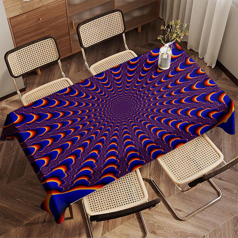Trippy Patron Tafelkleed Restaurant Keukentafelkleed Woonkamer Huisdecoratie Rechthoekig Feestdecoratie 140x220cm