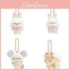 Rabbit Rilakkuma Cotton Fox Bear Cute Animal Plush Doll Pendant Keychain
