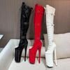 European Fashion Ultra Sexy 26CM High Heel Over-the-Knee Knight & Pole Dancing Boots