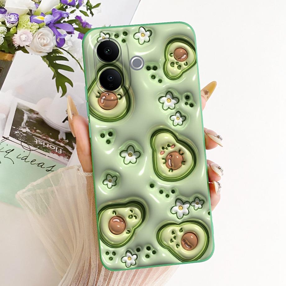 Floral Daisy Sunflower Fundas For Vivo V60 Lite V60 5G Phone Case Vivo V2530 V2511 Cover Liquid Silicone Soft Shockproof Bumper