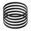 5PCS 5mm Flat Belts Folded Rubber Belt 47-150mm for Recorders CDROM Video Machines  DVDs Drive