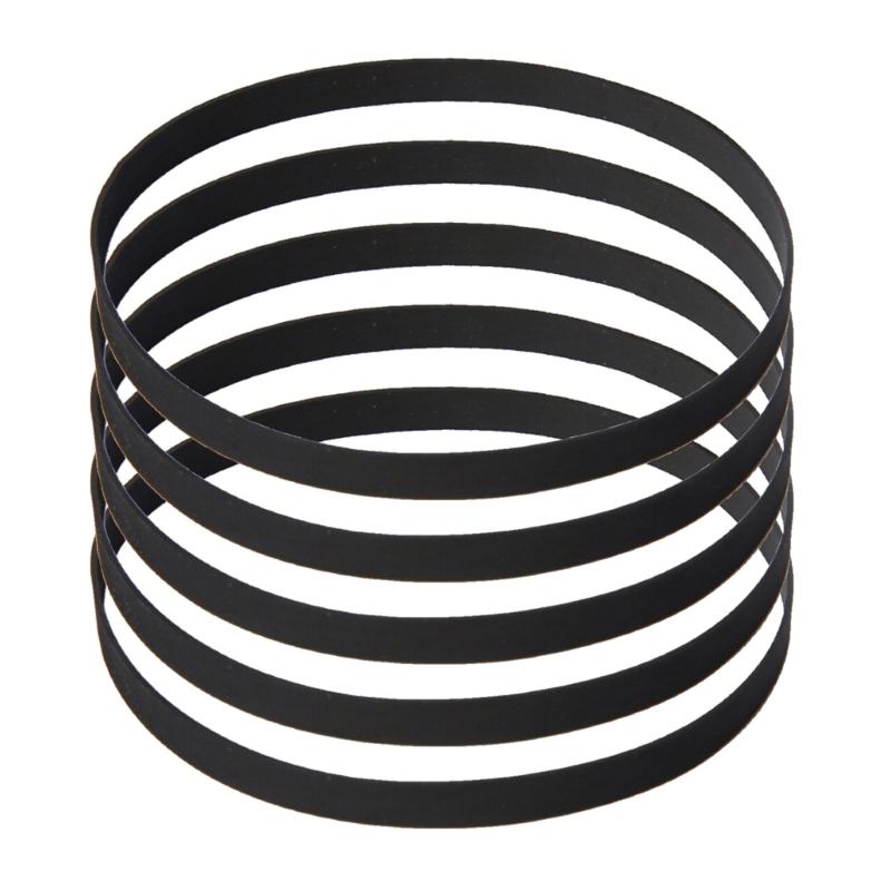 5PCS 5mm Flat Belts Folded Rubber Belt 47-150mm for Recorders CDROM Video Machines DVDs Drive