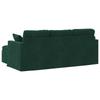 Sofa Dark Green 198 x 134 x 80 cm Velvet
