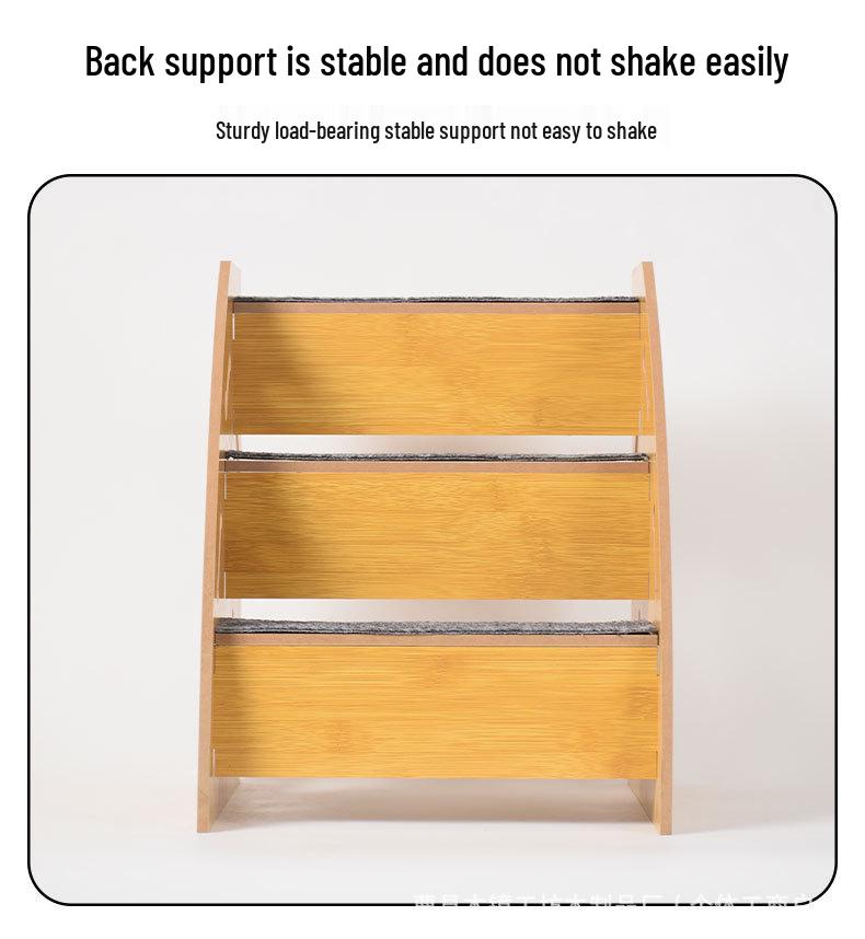 Wooden Pet Ladder: Bedside and Sofa Side Stairs for Dogs and Cats