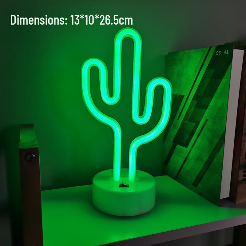 Luz de Mesa LED Neon para E-Sports e Decoração de Quarto