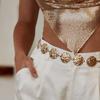 Versatile Punk Waist Chain Luxury Style Dress Waist Chain Simple Women's Waist Chain