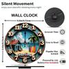 25x25cm Wooden Wall Clock That Helps Create a Routine and Structure In Daily Life