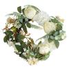 Artificial Flower Wreath Simulation Peony Door Hanging Garland Festivals Party Decoration