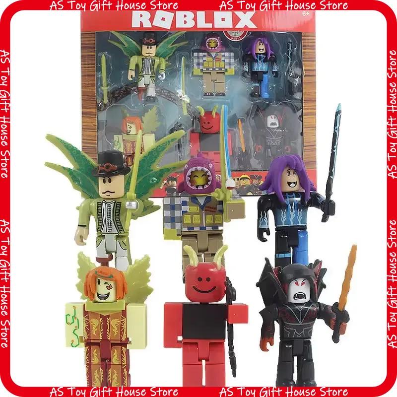 Sell Roblox  2.5 To 3 Inch Action Figures Virtual World Game Dolls Multiple Styles With Weapons Collectible Toys Gift