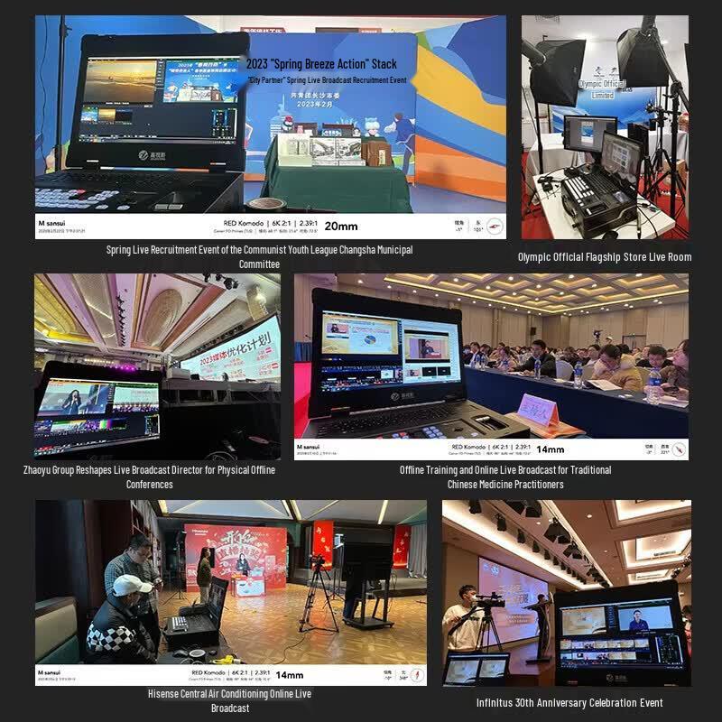 JSY9900pro Dual-Screen Live Production Switcher