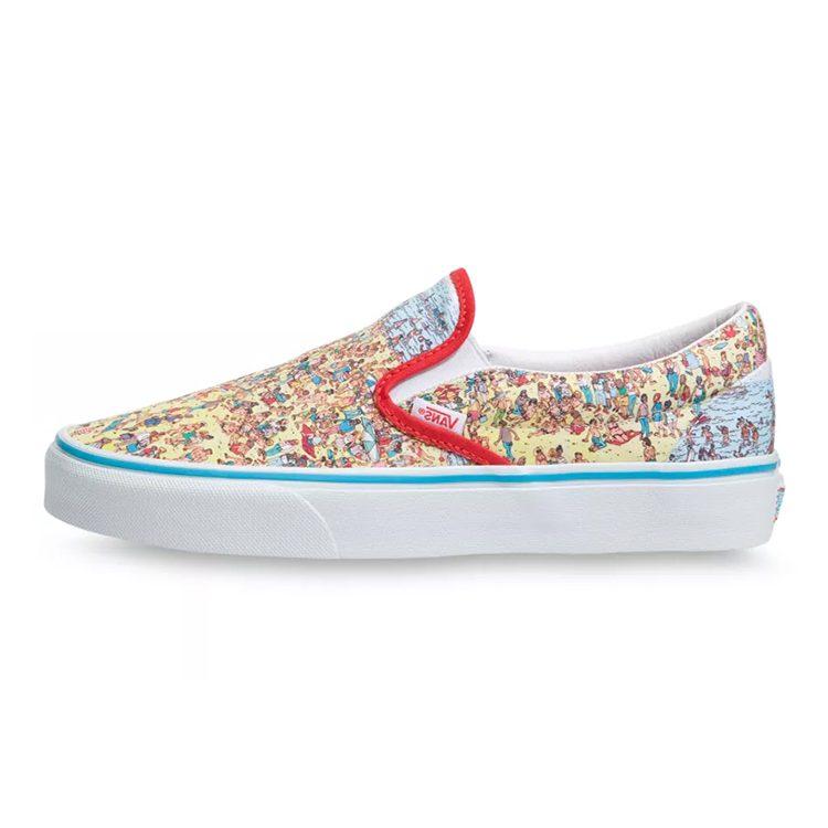 Vans Klassischer Slip-On Wheres Waldo Strand Kinder VN0A4BUT3WO