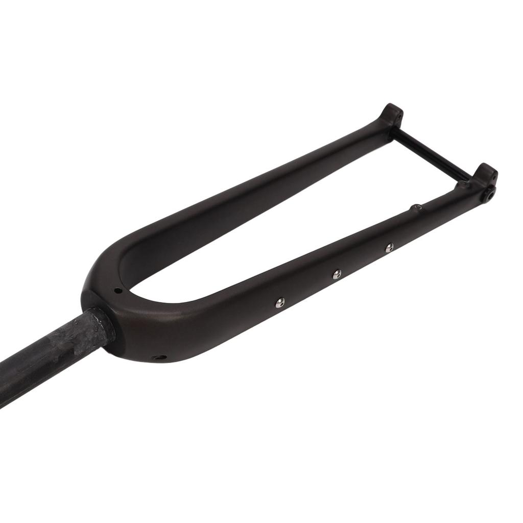 Fahrrad Vorderradgabel Kohlefaser 100mm Öffnung Matt Gerades Rohr Fahrrad Vorderradfedergabel zum Fahren
