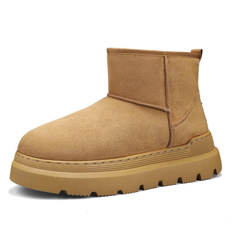 Snow boots winter new thick-soled advanced velvet warm and cold-proof thickened cotton shoes