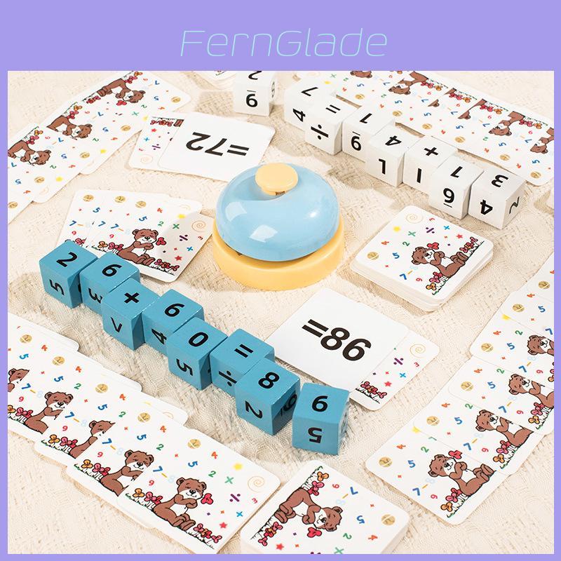 Wooden Number Math Blocks Educational Toy For Parent Child Learning And Brain Development
