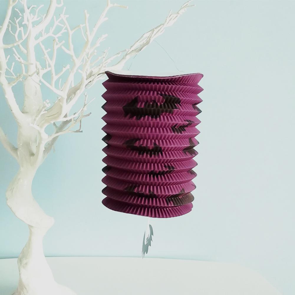 1Pc Halloween Paper Lantern Pumpkin Spider Bat Skeleton Hanging Pendant Horror Props Party Decoration Outdoor Home